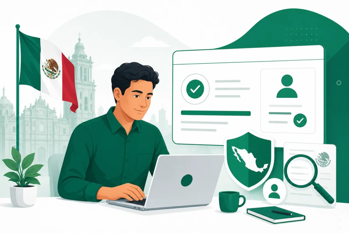 Ilustración de consulta y validación de RFC en línea