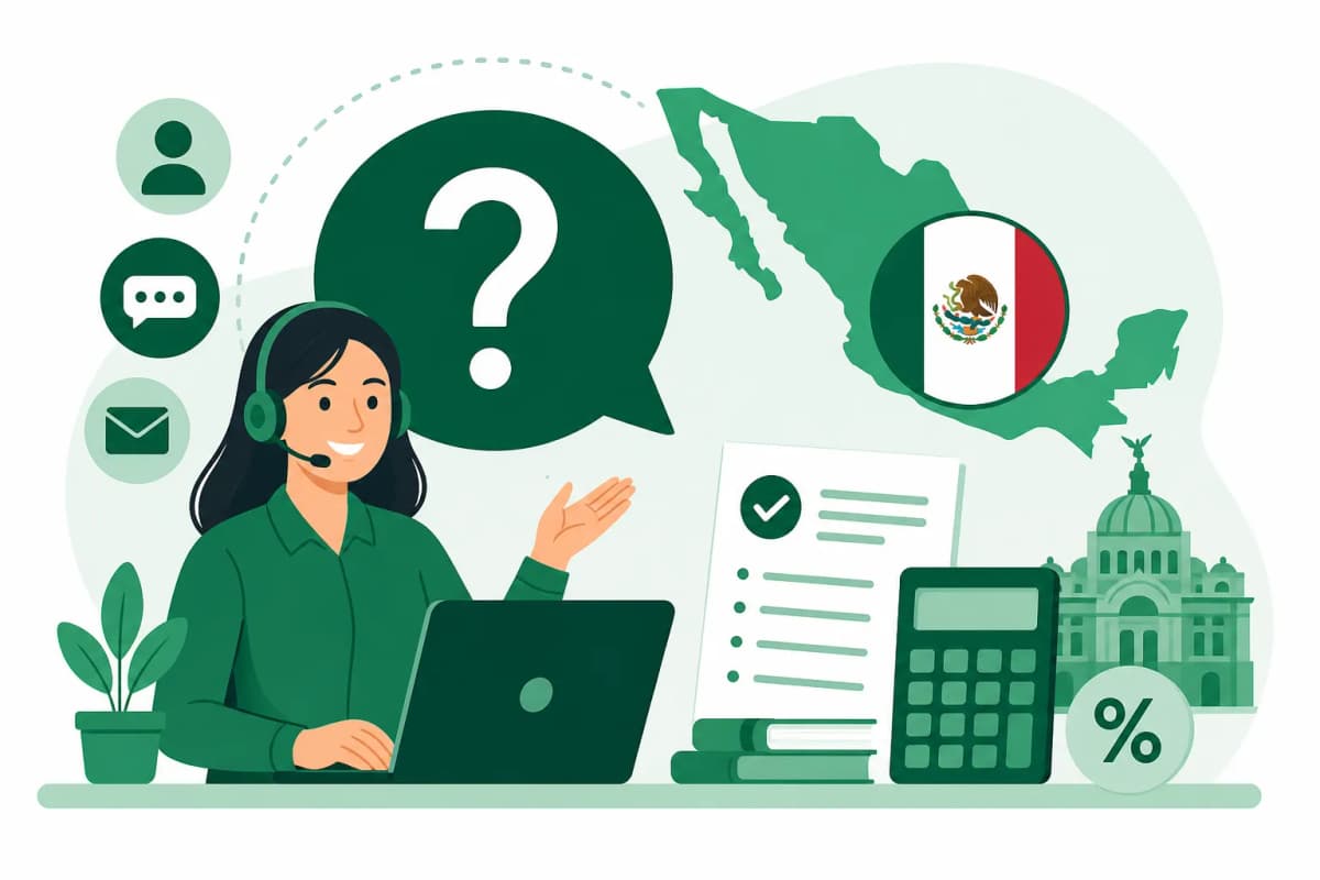 Ilustración de preguntas frecuentes RFC con homoclave Preguntas frecuentes sobre RFC con homoclave